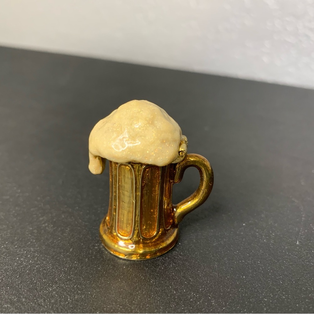 MONET "BEER STEIN" Collectible Enamel Keepsake VINTAGE - Picture 3 of 7